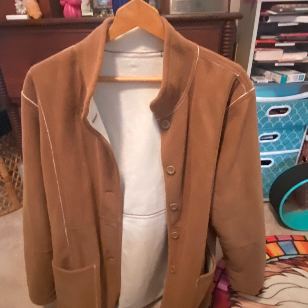 Brown Button-Up Jacket - image 1